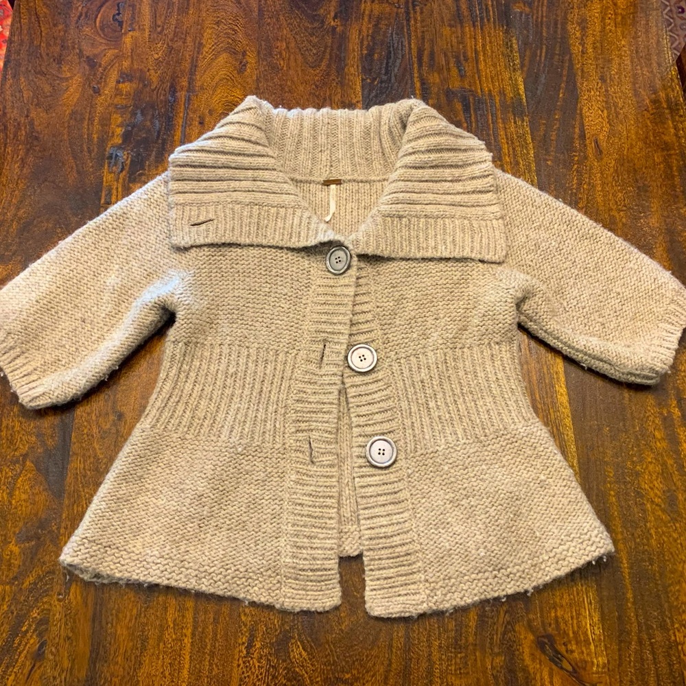 Free People - Short Sleeve Chunky Cardigan -Size S